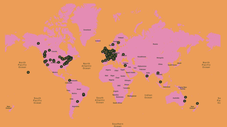 carte mondiale de l'improvisation